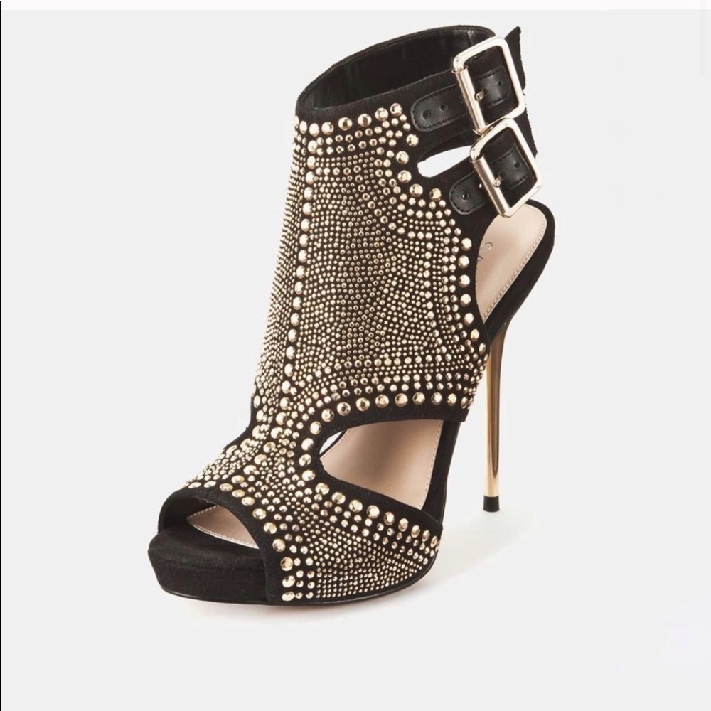 CARVELA by Kurt Geiger - Gyrate Black Studded Heels